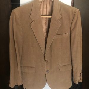 Gentry Corduroy Tan Blazer and Vest (S)